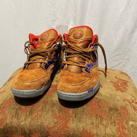 Reebok Other - Reebok Pump Omni Lite Brown Suede Very Rare size 9.5